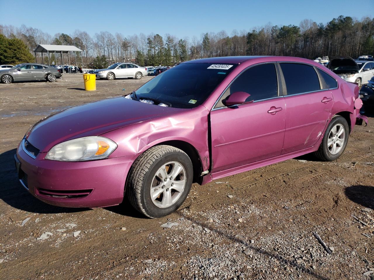 2012 Chevrolet Impala VIN 2G1WF5E38C1208363
