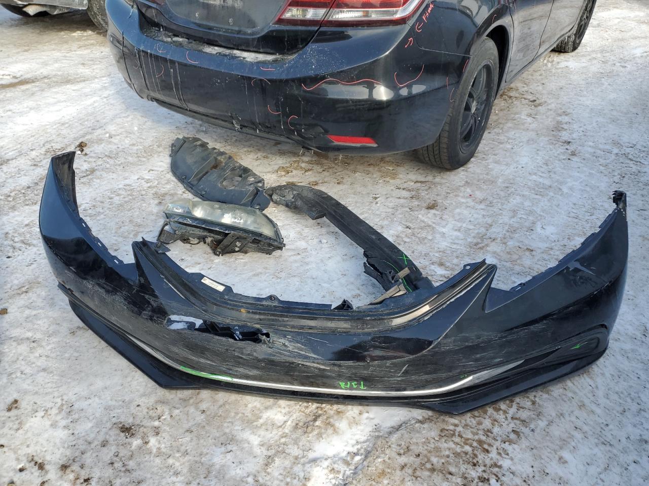 2013 Honda Civic VIN 2HGFB2F54DH550534 Copart auction photo, front end / minor dent/scratches damage thumbnail 12