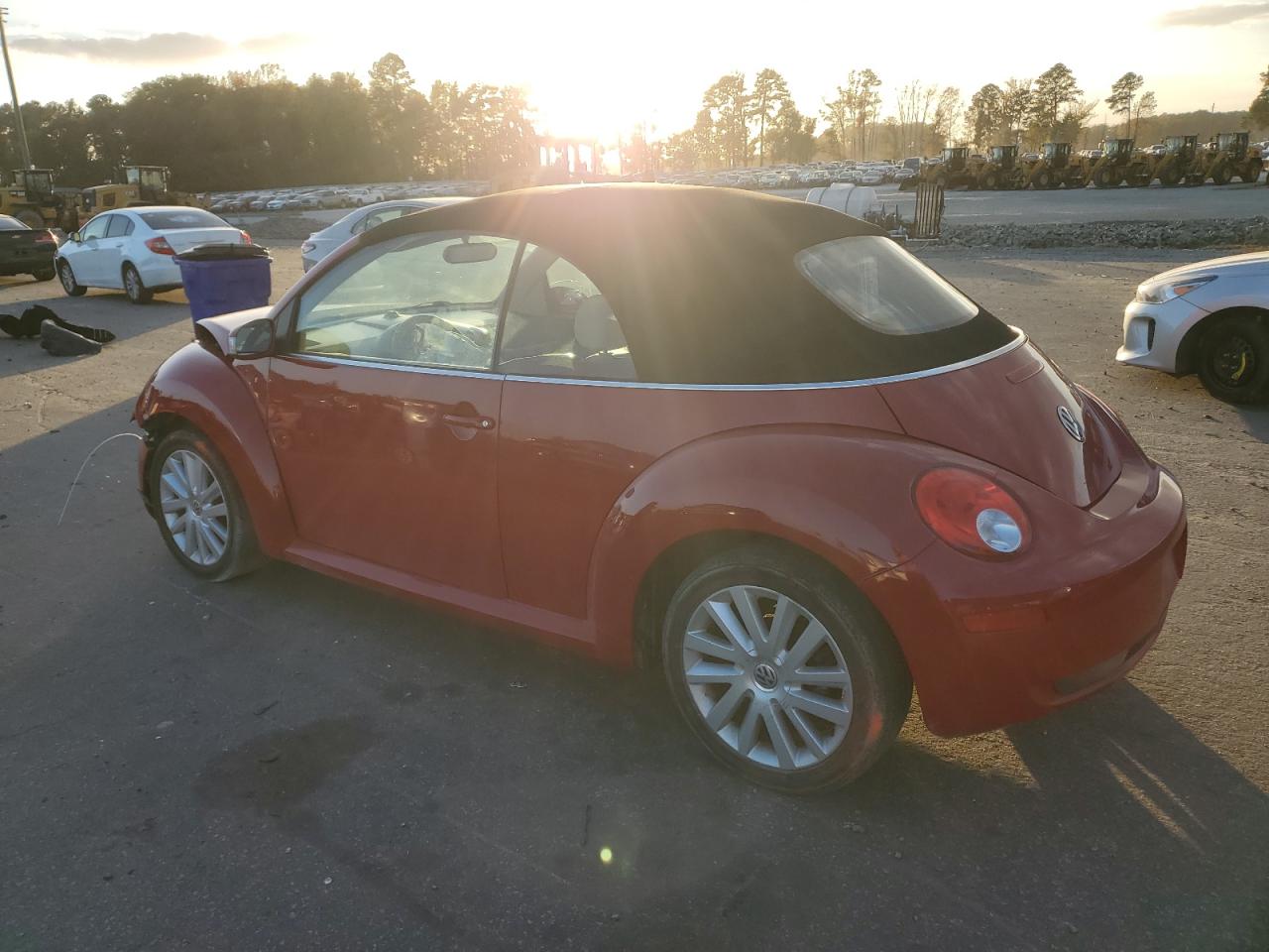 2008 Volkswagen Beetle VIN 3VWRF31Y98M407865 Copart auction photo, front end damage thumbnail 2