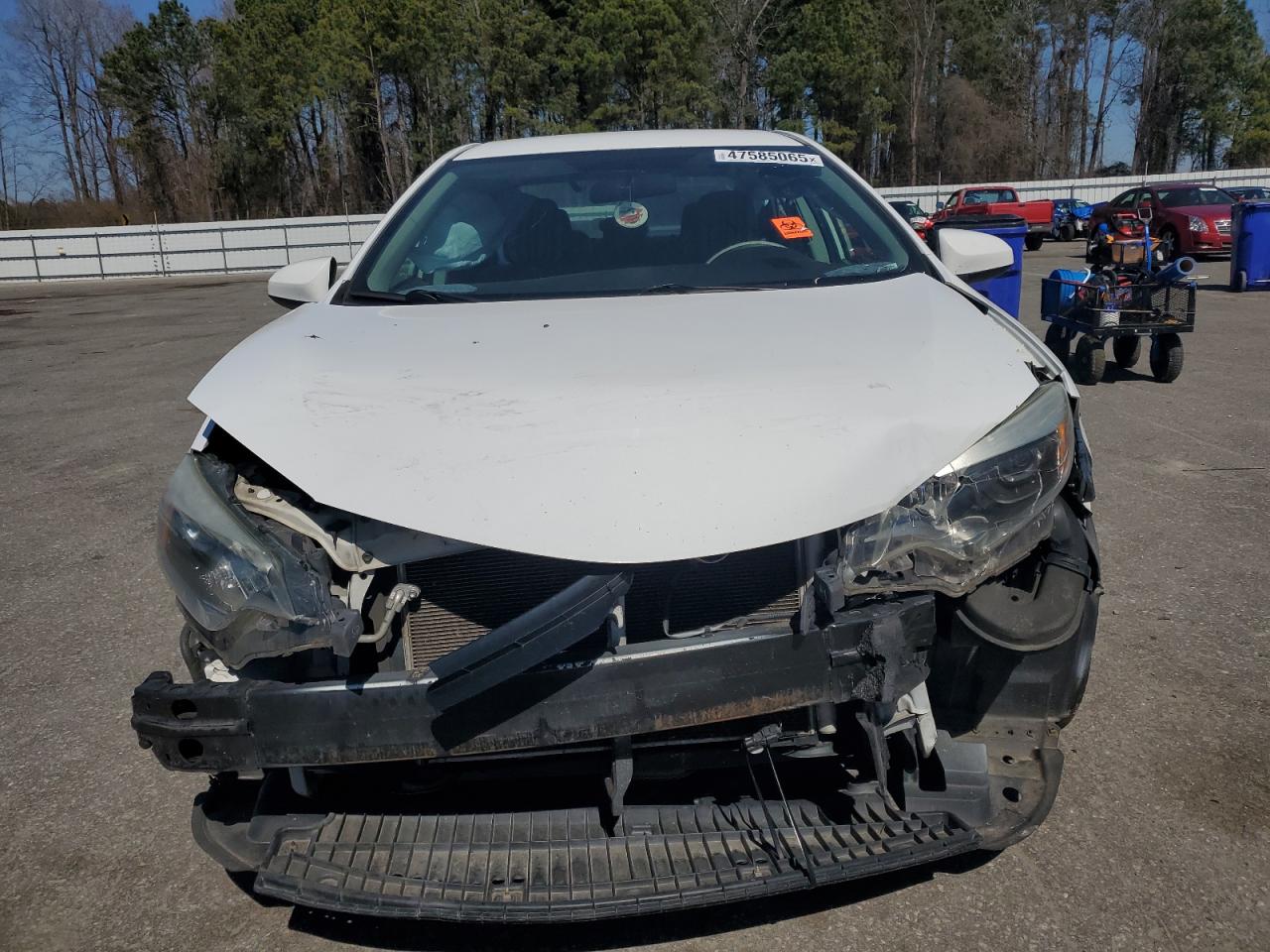 2014 Toyota Corolla VIN 2T1BURHE5EC141970 Copart auction photo, front end / side damage thumbnail 5