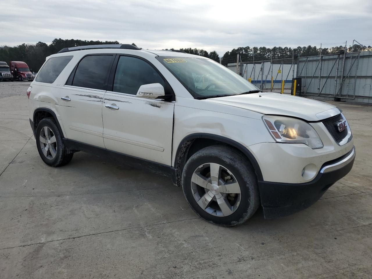 2012 GMC Acadia VIN 1GKKRRED8CJ292319 Copart auction photo, side / minor dent/scratches damage thumbnail 4