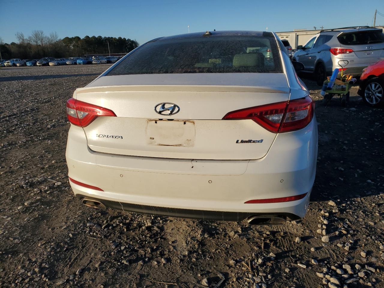 2016 Hyundai Sonata VIN 5NPE34AF8GH321093 Copart auction photo, front end / side damage thumbnail 6