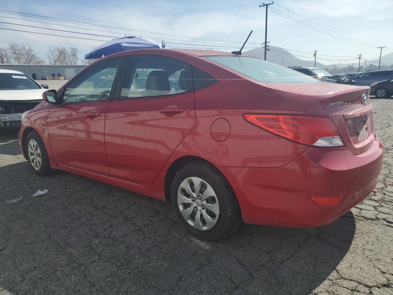 2017 Hyundai Accent VIN KMHCT4AE2HU170088 Copart auction photo, minor dent/scratches damage thumbnail 2