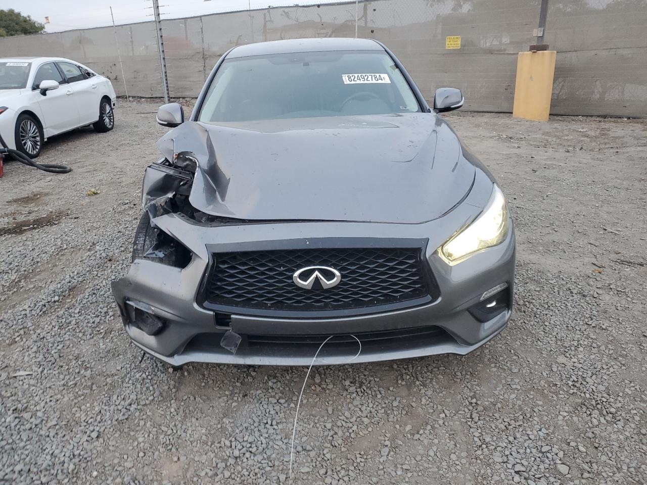 2021 Infiniti Q50 VIN JN1EV7AP8MM701463 Copart auction photo, front end damage thumbnail 5