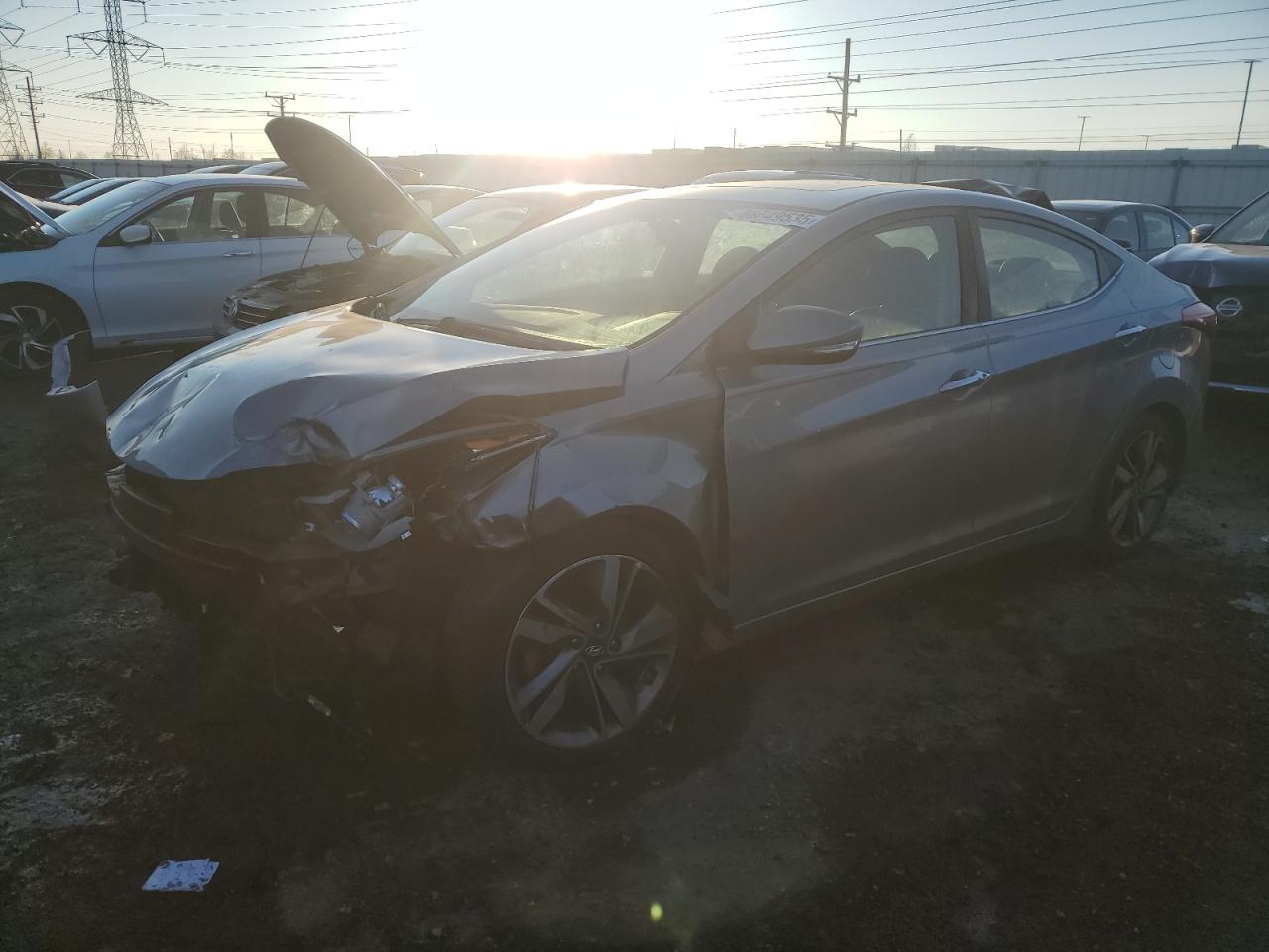 2016 Hyundai Elantra VIN 5NPDH4AE4GH746654