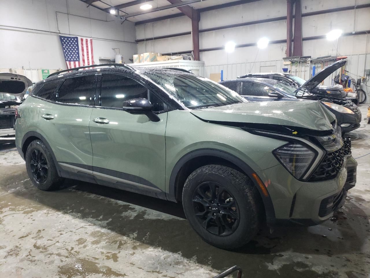 2023 KIA Sportage VIN 5XYK7CAF5PG128750 Copart auction photo, all over damage thumbnail 4
