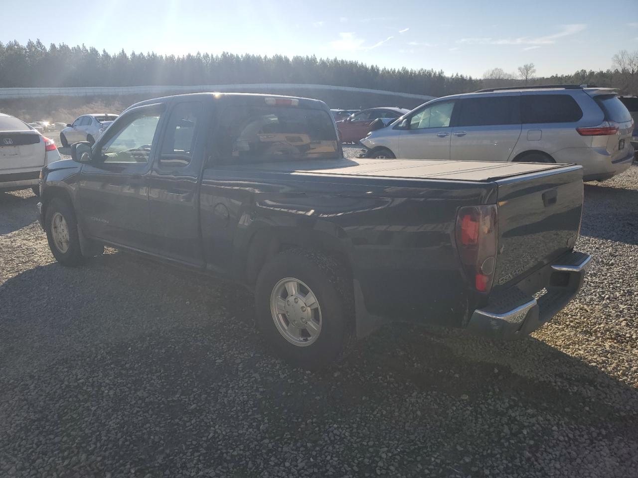 2004 GMC Canyon VIN 1GTCS196748109180 Copart auction photo, undercarriage damage thumbnail 2