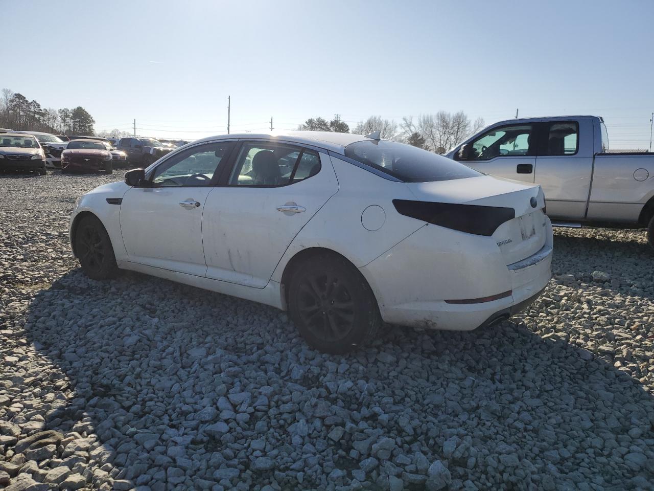 2013 KIA Optima VIN 5XXGN4A74DG164066 Copart auction photo, rear end / side damage thumbnail 2