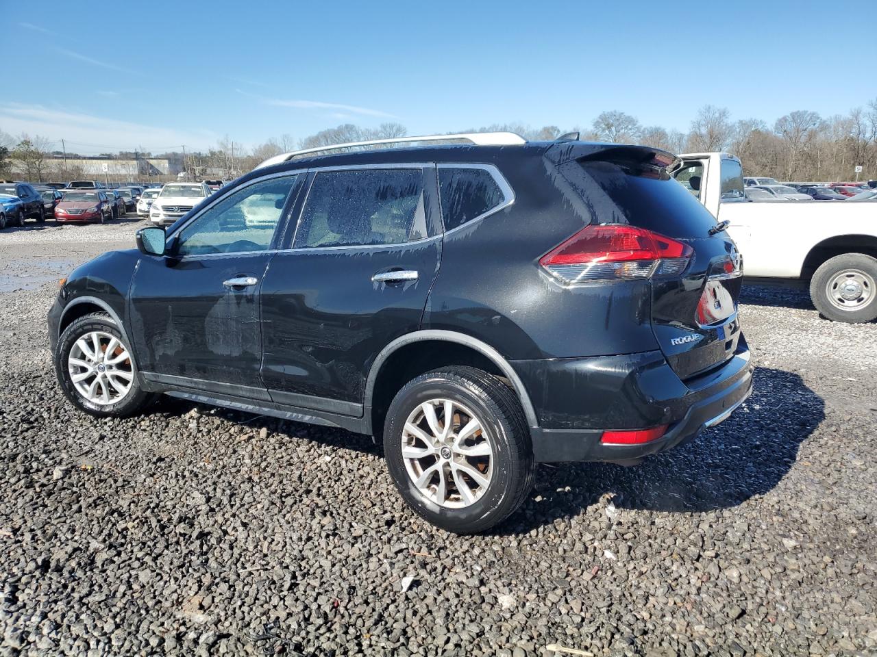 2020 Nissan Rogue VIN KNMAT2MT7LP508117 Copart auction photo, side damage thumbnail 2