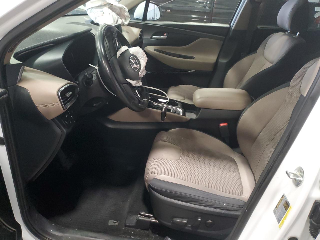 2020 Hyundai Santa Fe VIN 5NMS3CAD3LH164625 Copart auction photo, front end damage thumbnail 7