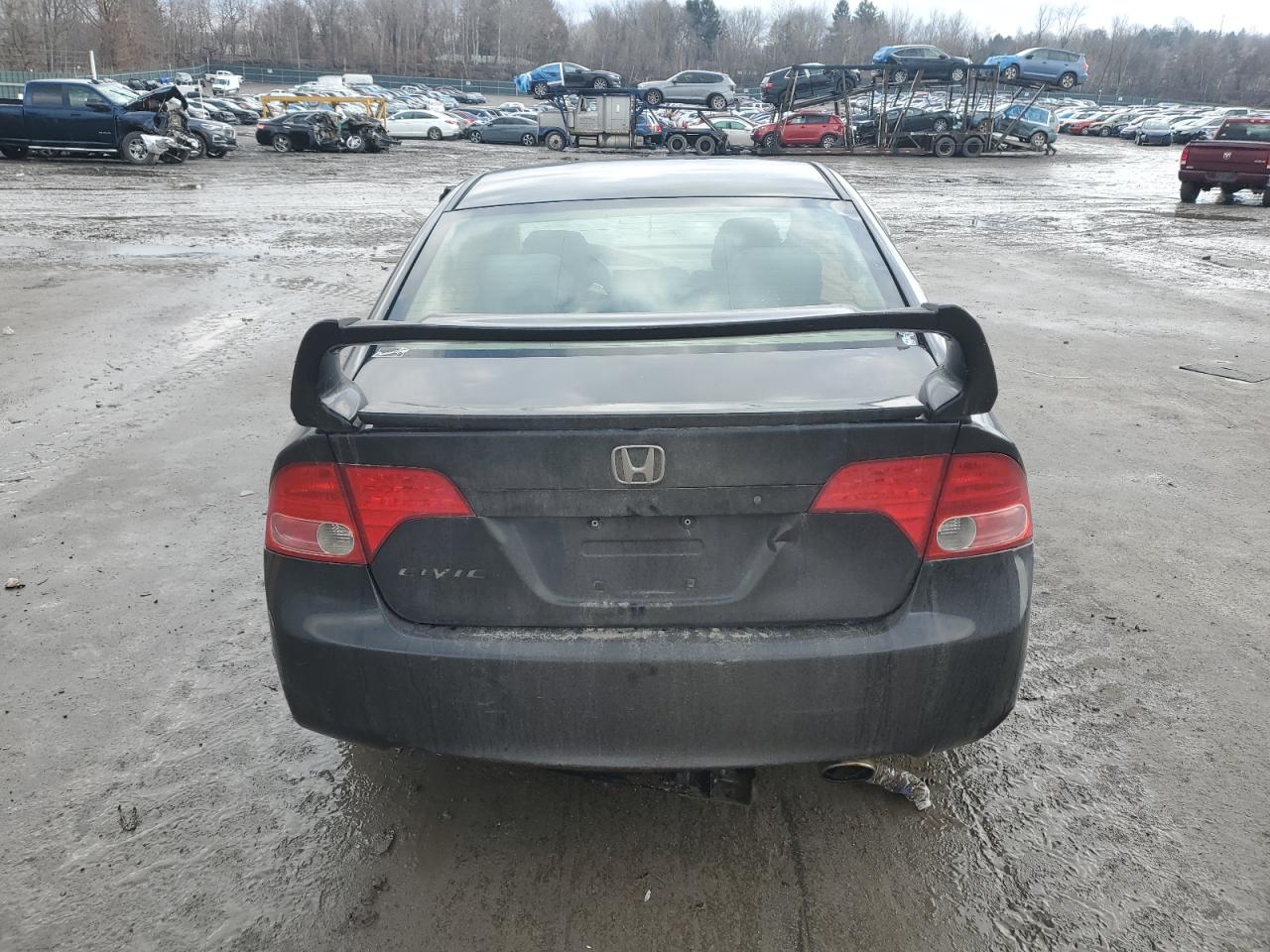 2006 Honda Civic VIN 1HGFA165X6L146270 Copart auction photo, side / rear end damage thumbnail 6