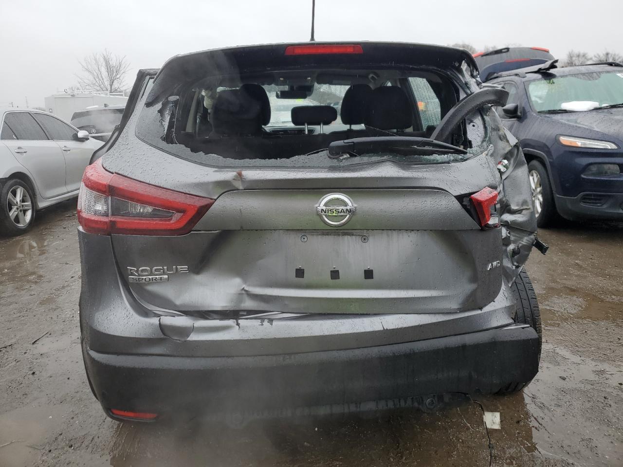 2021 Nissan Rogue VIN JN1BJ1AW4MW667268 Copart auction photo, rear end / side damage thumbnail 6