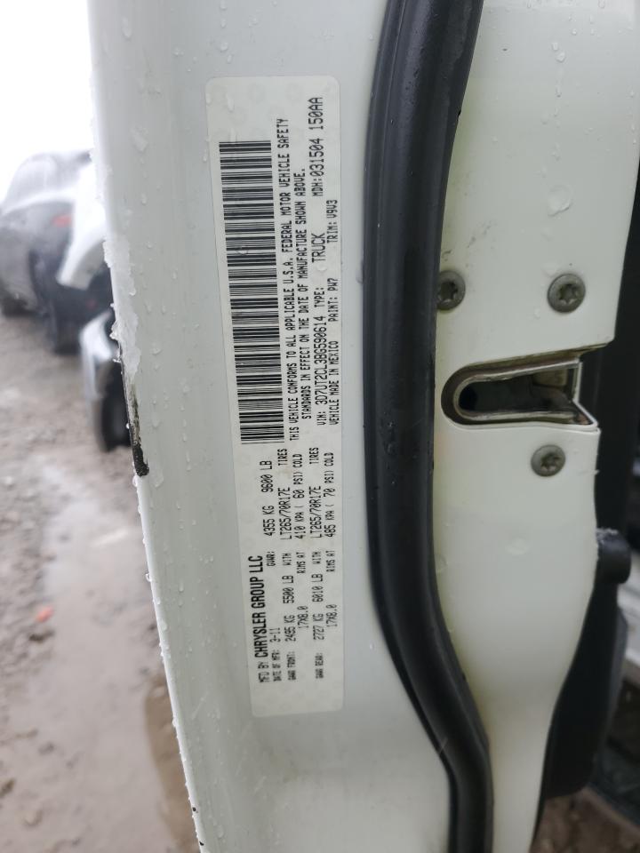 2011 Dodge RAM VIN 3D7UT2CL3BG590614 Copart auction photo, front end damage thumbnail 14