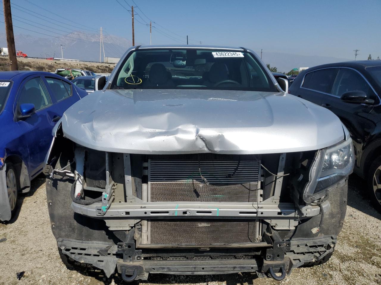 2019 Chevrolet Colorado VIN 1GCHTBEA5K1135916 Copart auction photo, front end damage thumbnail 5