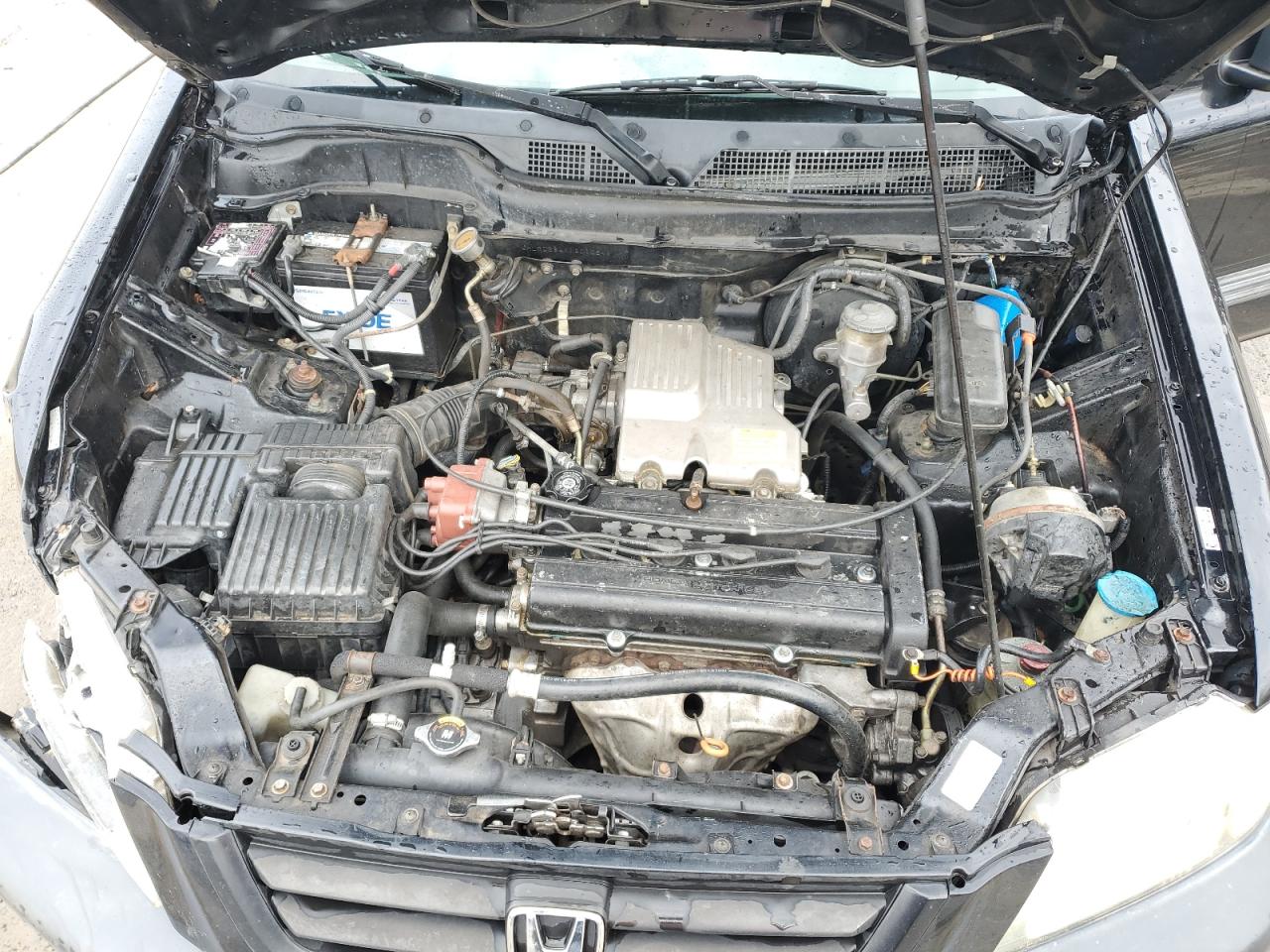 2001 Honda CR-V VIN JHLRD284X1S010641 Copart auction photo, front end damage thumbnail 12