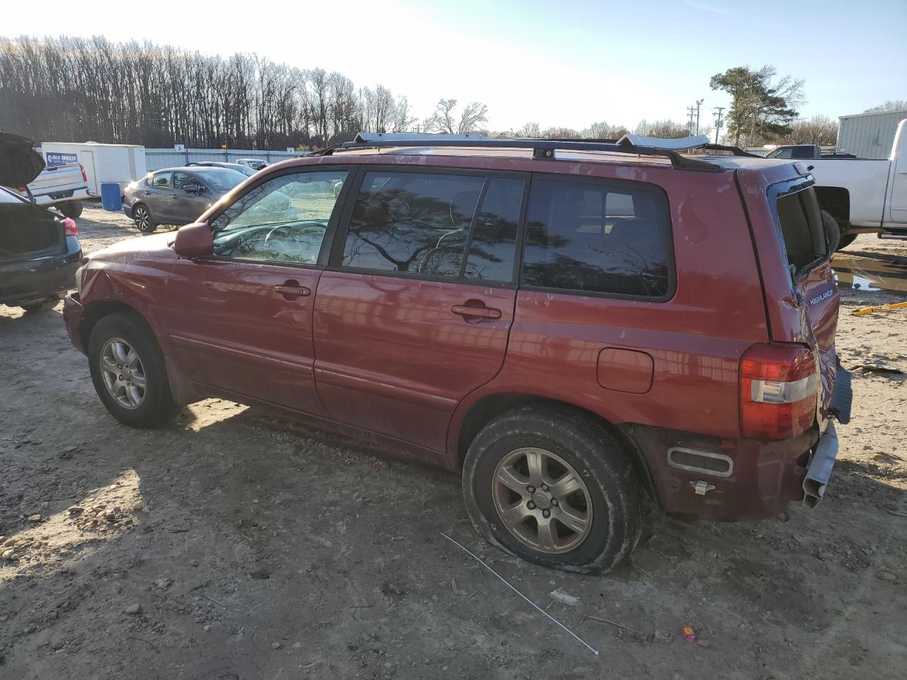 2005 Toyota Highlander VIN JTEGP21A150068422 Copart auction photo, rear end / front end damage thumbnail 2