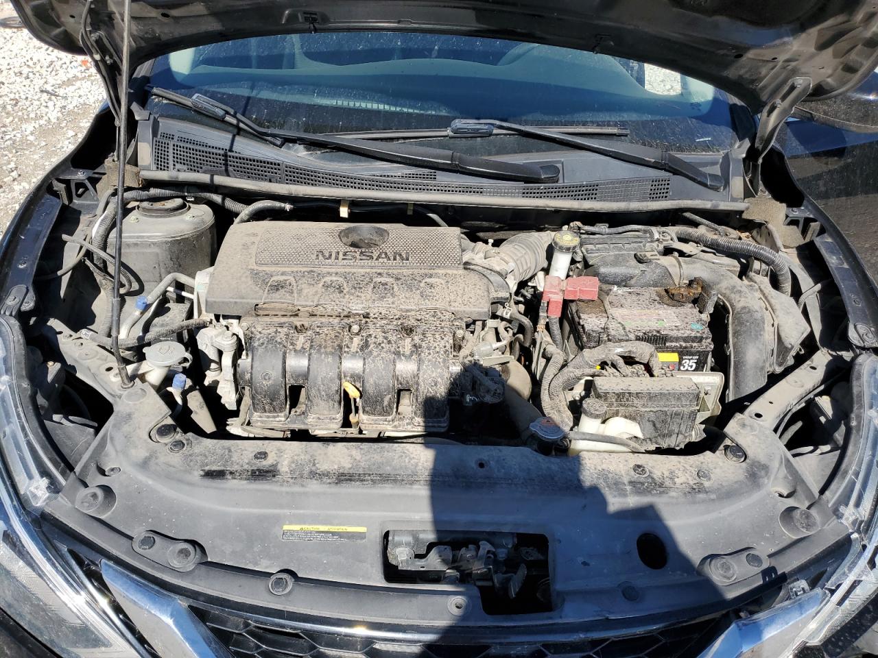 2016 Nissan Sentra VIN 3N1AB7AP6GY257346 Copart auction photo, front end / rear end damage thumbnail 11
