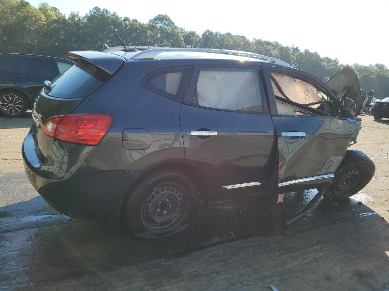 2015 Nissan Rogue VIN JN8AS5MT4FW656096 Copart auction photo, front end / side damage thumbnail 3
