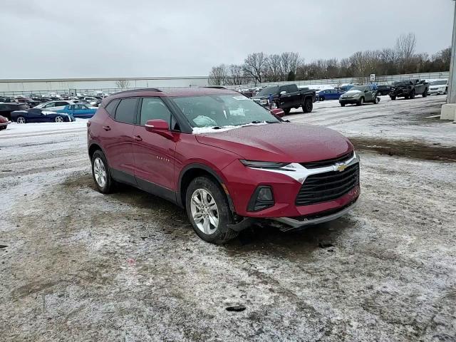 2021 Chevrolet Blazer VIN 3GNKBCRS3MS555250 Copart auction photo, side / front end damage thumbnail 12