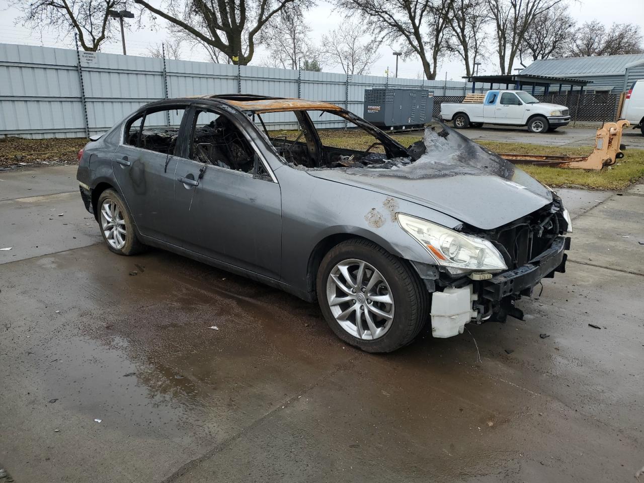 2010 Infiniti G VIN JN1CV6AP6AM404351 Copart auction photo, burn - interior / all over damage thumbnail 4