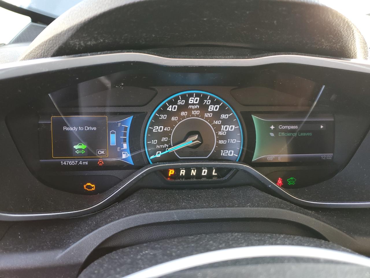 2013 Ford C-MAX VIN 1FADP5AU0DL519877 Copart auction photo, all over damage thumbnail 9