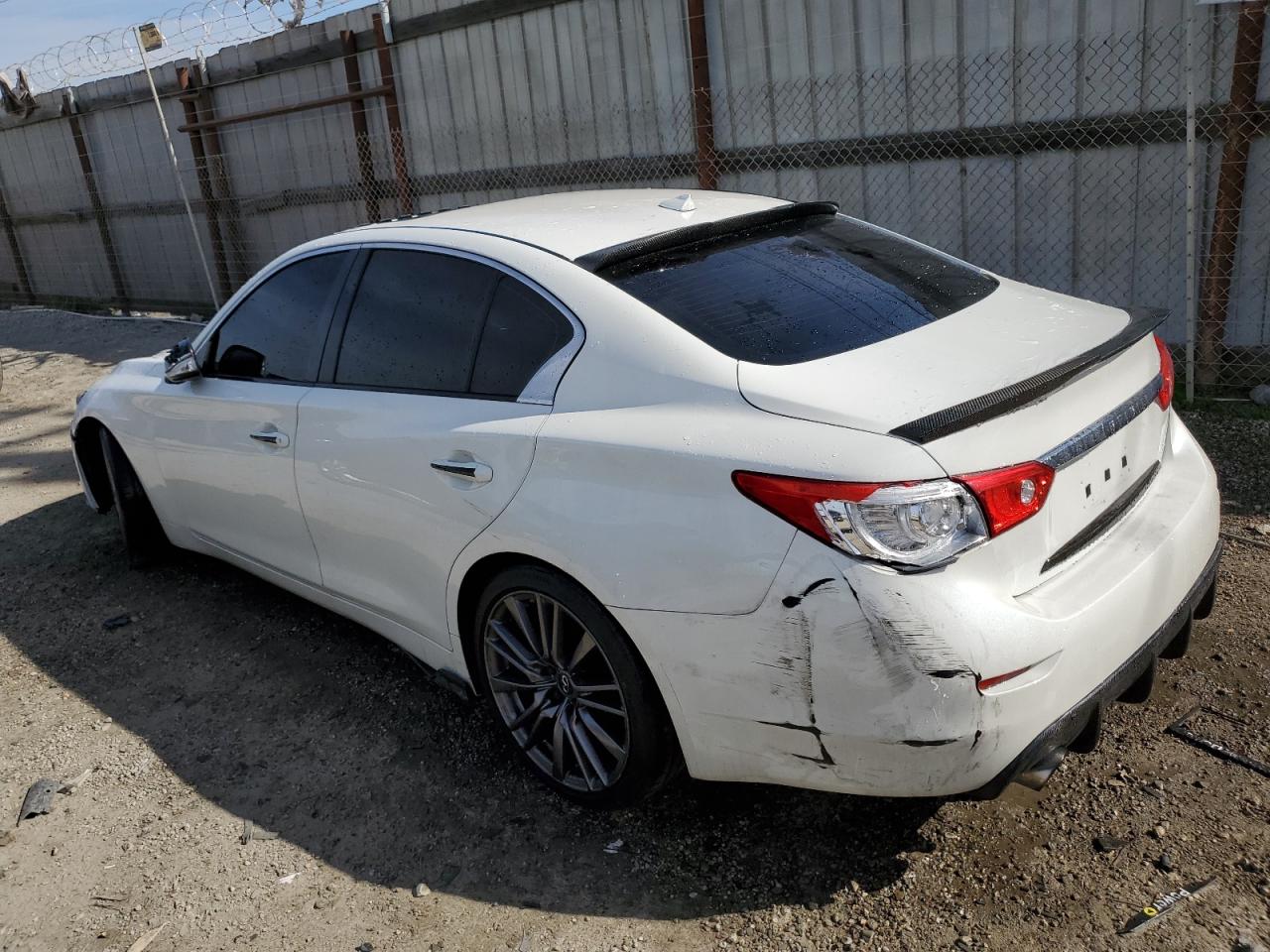 2016 Infiniti Q50 VIN JN1EV7AP4GM301162 Copart auction photo, front end / rear end damage thumbnail 2