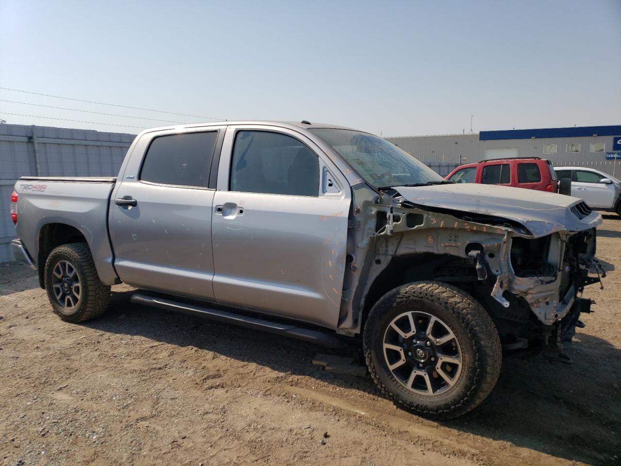 2014 Toyota Tundra VIN 5TFDW5F12EX377103 Copart auction photo, all over damage thumbnail 4