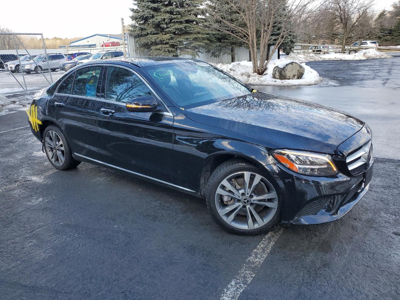 2020 Mercedes-Benz C-klasse VIN W1KWF8EB8LR590715 Copart auction photo, rear end damage thumbnail 4