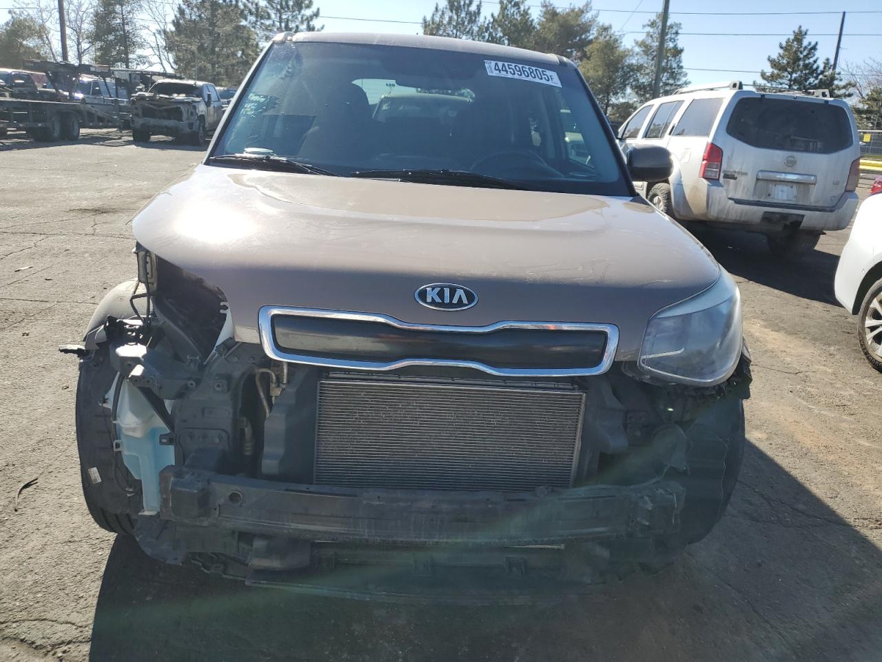 2015 KIA Soul VIN KNDJP3A59F7171650 Copart auction photo, side / front end damage thumbnail 5