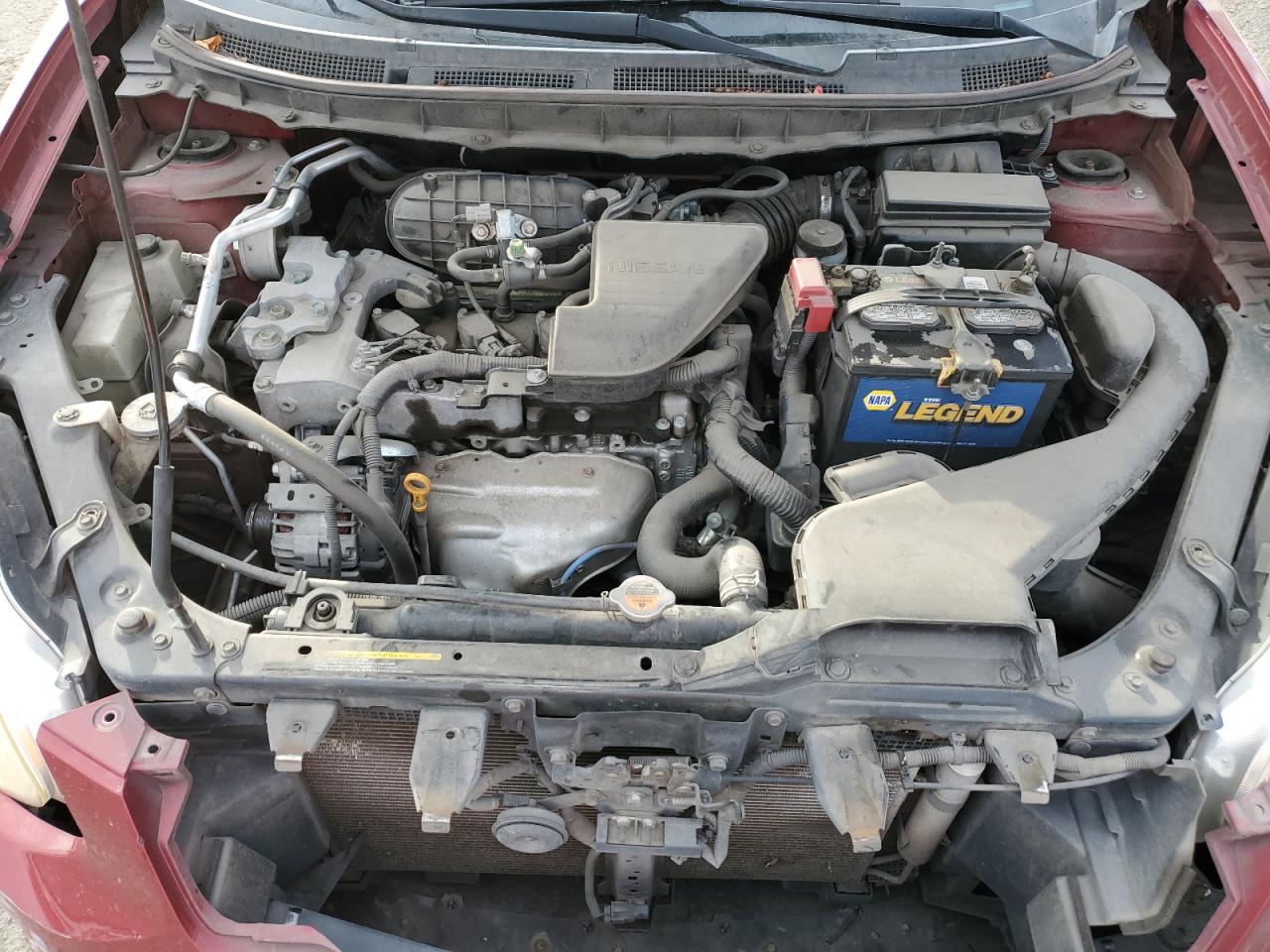 2013 Nissan Rogue VIN JN8AS5MV9DW609922 Copart auction photo, side / front end damage thumbnail 11