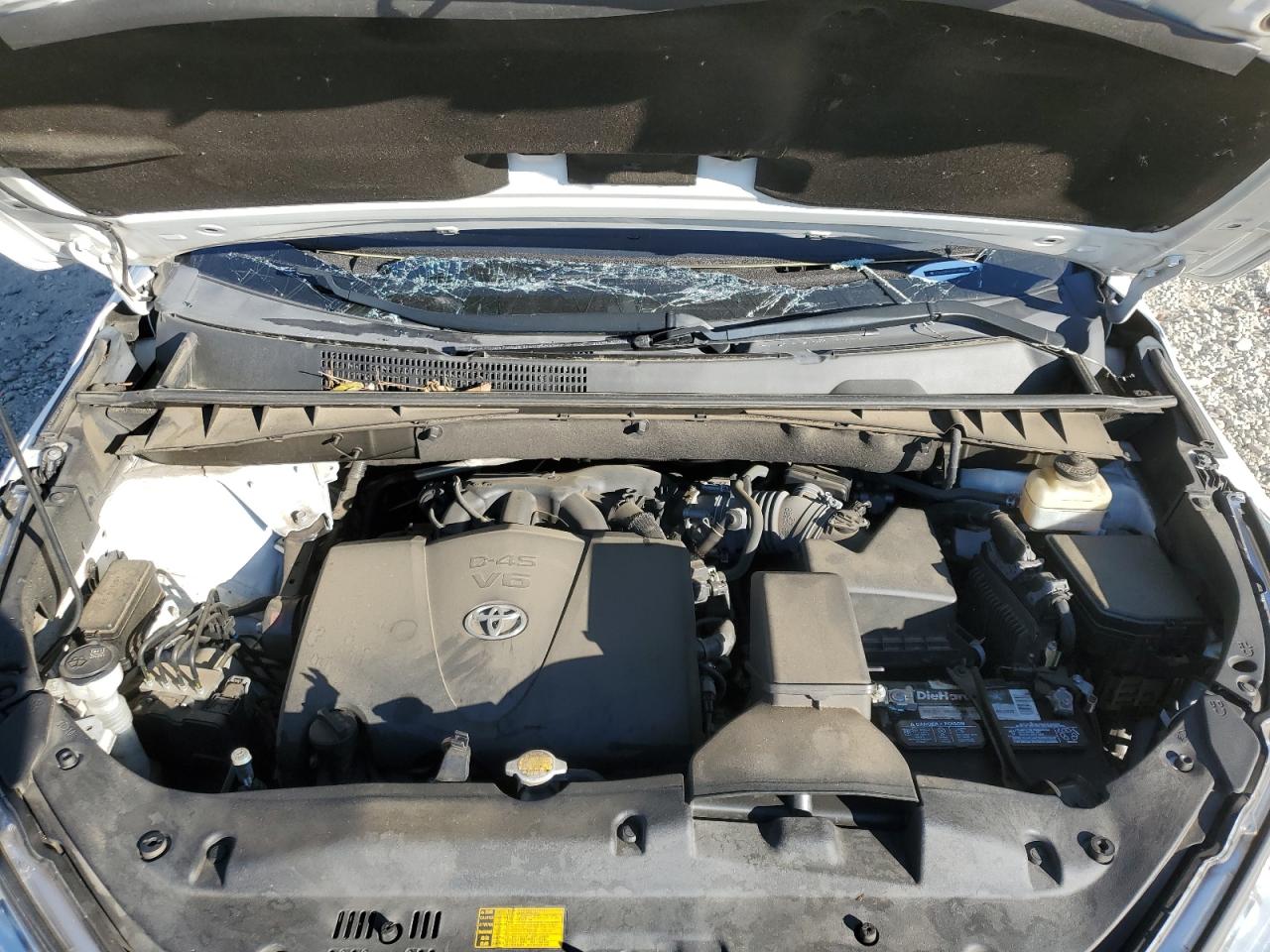 2017 Toyota Highlander VIN 5TDZZRFH1HS198434 Copart auction photo, all over damage thumbnail 12