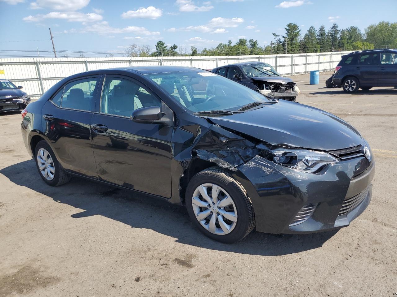 2016 Toyota Corolla VIN 2T1BURHE4GC505430 Copart auction photo, front end damage thumbnail 4