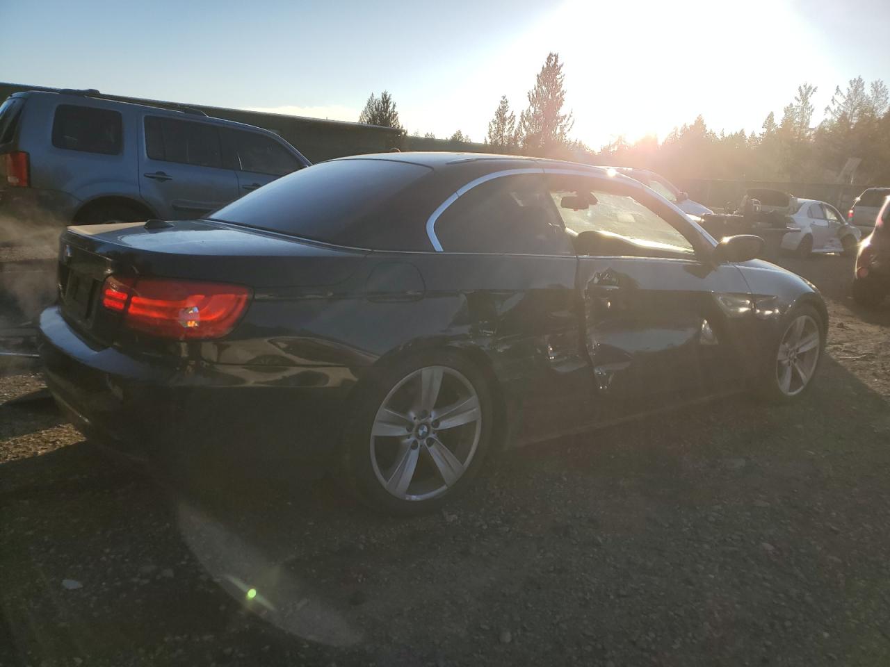 2011 BMW 3er VIN WBADW3C57BE538464 Copart auction photo, side damage thumbnail 3