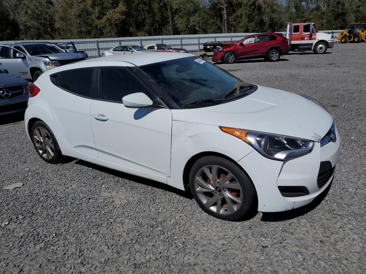2016 Hyundai Veloster VIN KMHTC6AD4GU277239 Copart auction photo, mechanical damage thumbnail 4