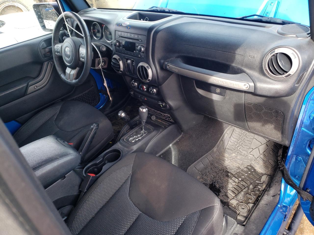 2016 Jeep Wrangler VIN 1C4AJWAG2GL113425 Copart auction photo, side damage thumbnail 8