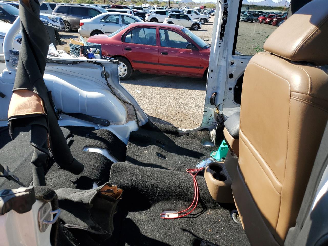 2013 Jeep Wrangler VIN 1C4BJWFG8DL527298 Copart auction photo, side / stripped damage thumbnail 10