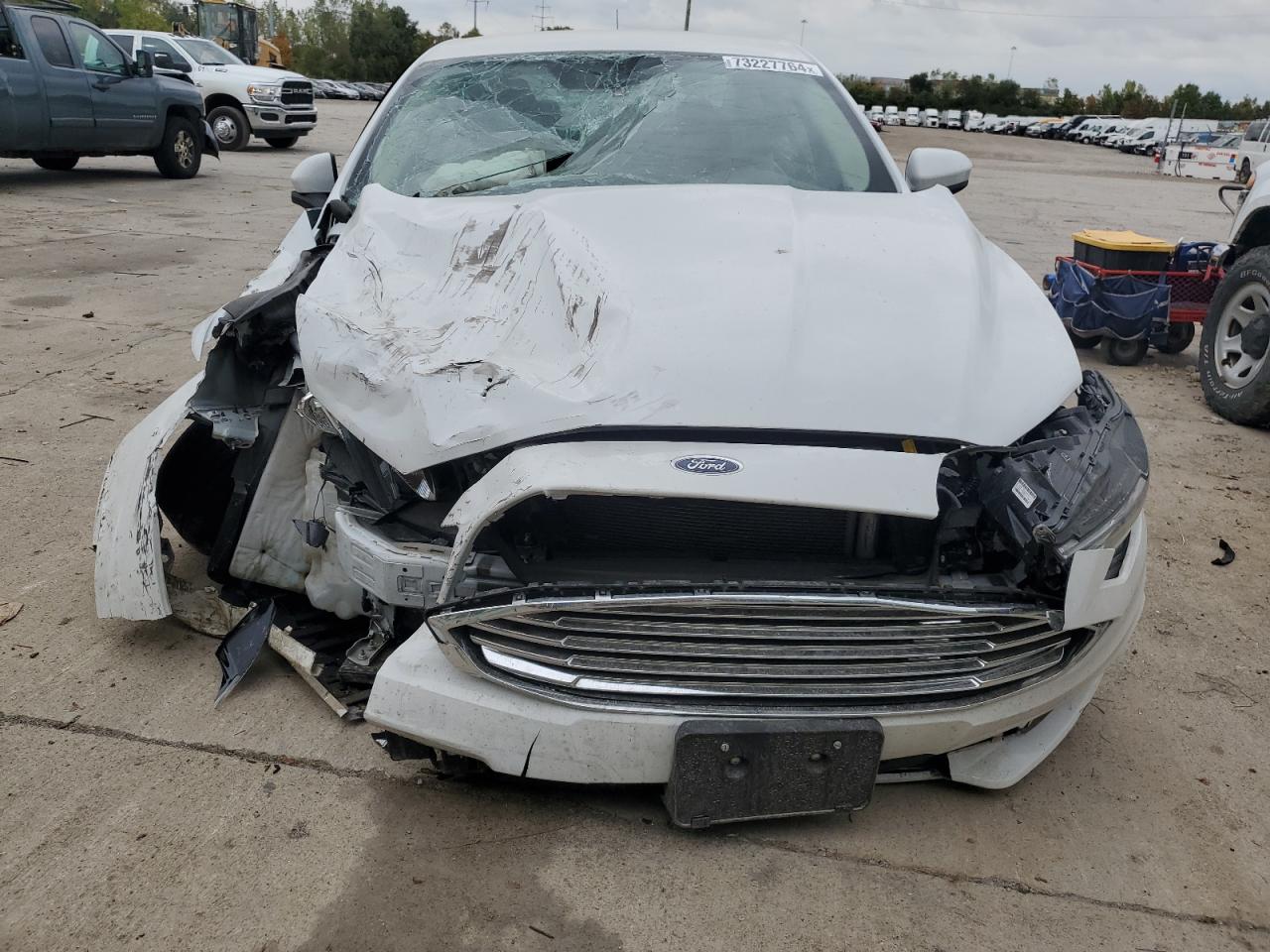 2018 Ford Fusion VIN 3FA6P0G77JR239142 Copart auction photo, front end / rear end damage thumbnail 5