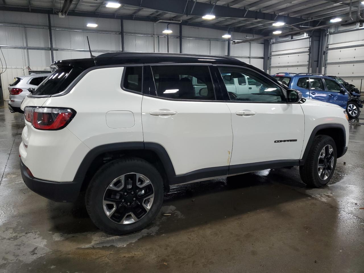 2017 Jeep Compass VIN 3C4NJDDB8HT616677 Copart auction photo, front end / side damage thumbnail 3
