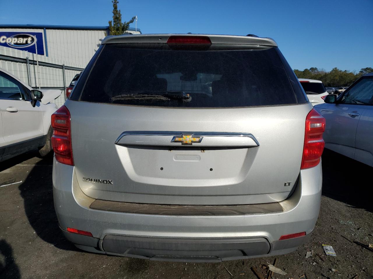 2017 Chevrolet Equinox VIN 2GNALCEK8H1538749 Copart auction photo, top/roof / front end damage thumbnail 6