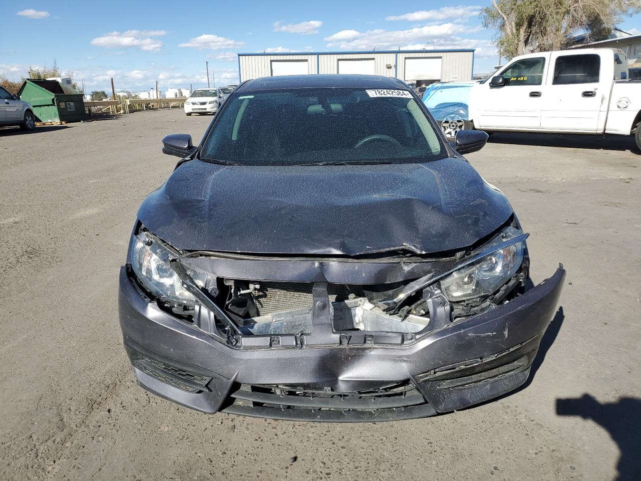 2018 Honda Civic VIN 2HGFC2F78JH596622 Copart auction photo, front end damage thumbnail 5