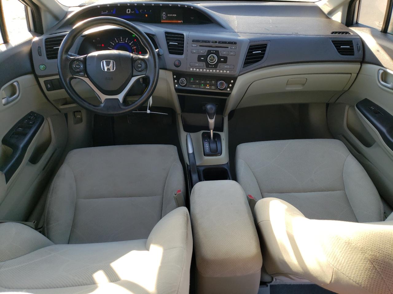 2012 Honda Civic VIN 19XFB2F50CE075795 Copart auction photo, front end / side damage thumbnail 8