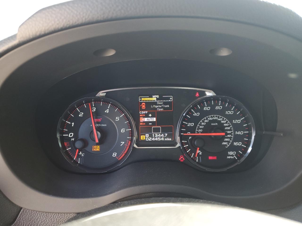 2019 Subaru WRX VIN JF1VA2R63K9827131 Copart auction photo, water/flood damage thumbnail 9