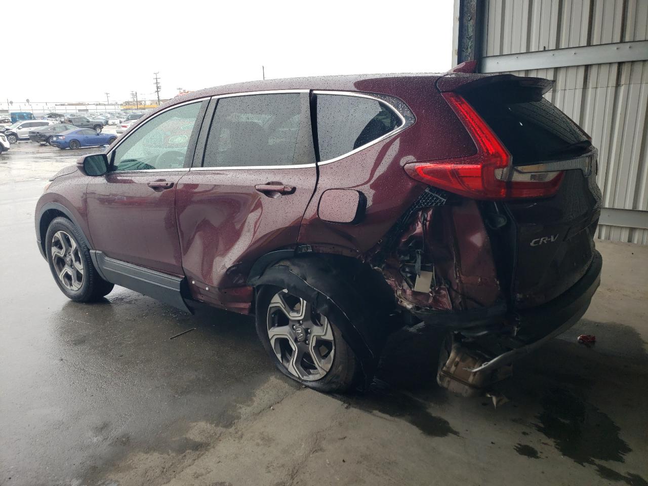 2018 Honda CR-V VIN 7FARW1H88JE051646 Copart auction photo, rear end / side damage thumbnail 2