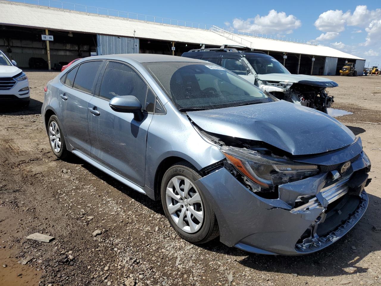 2022 Toyota Corolla VIN JTDEPMAE3N3015195 Copart auction photo, front end damage thumbnail 4