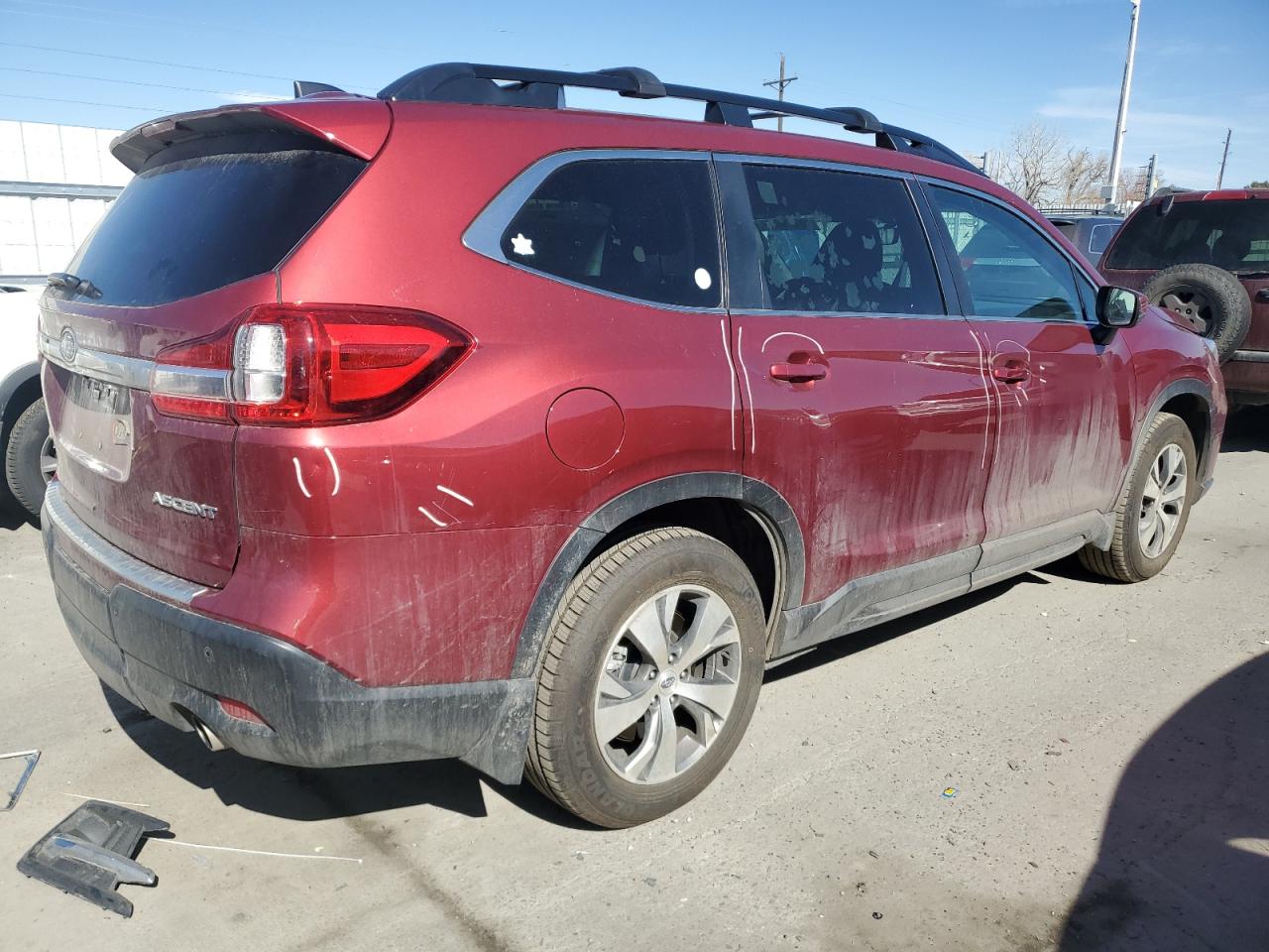 2021 Subaru Ascent VIN 4S4WMACD3M3442211 Copart auction photo, front end damage thumbnail 3