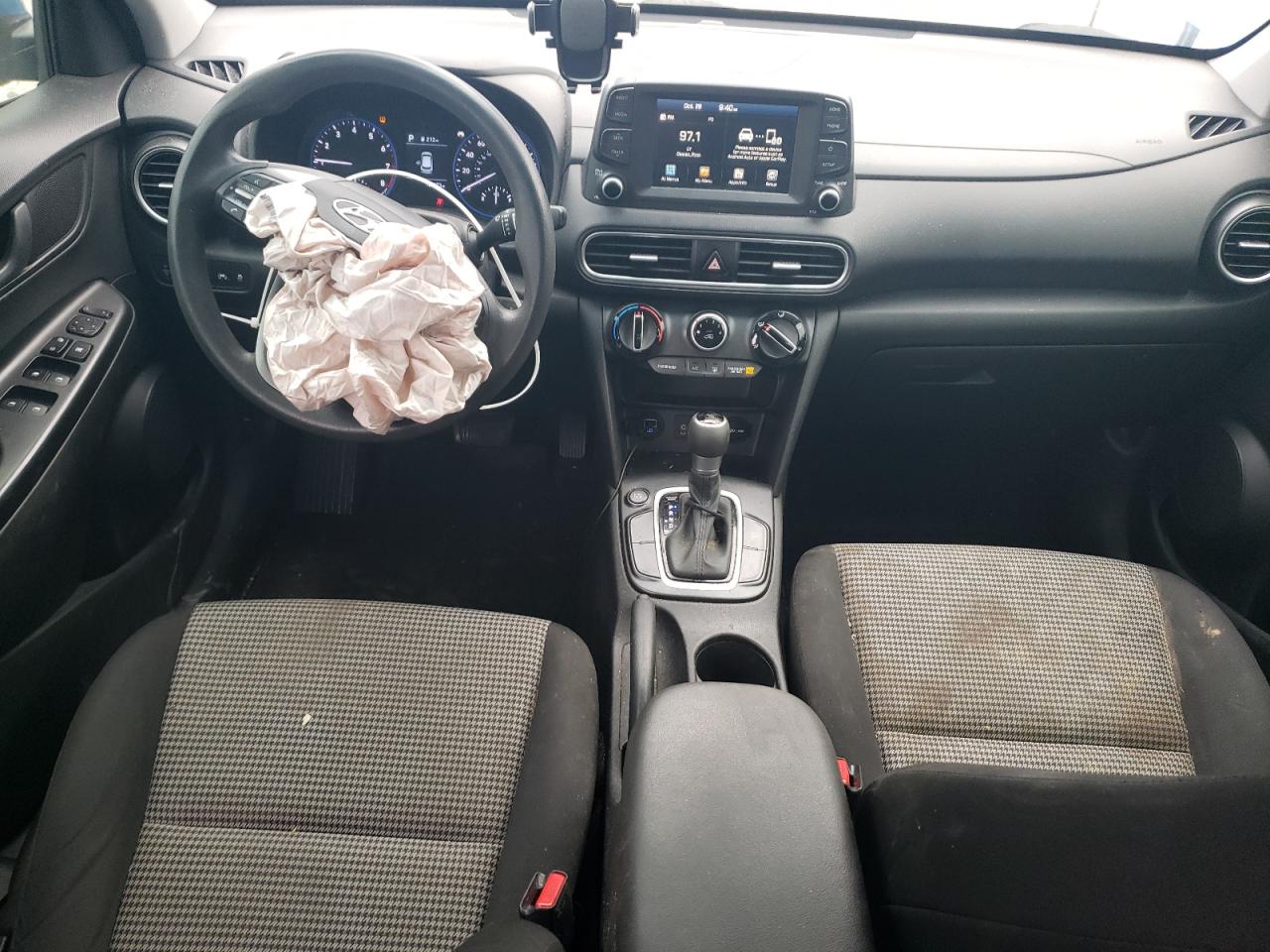 2019 Hyundai Kona VIN KM8K12AA6KU229718 Copart auction photo, front end damage thumbnail 8
