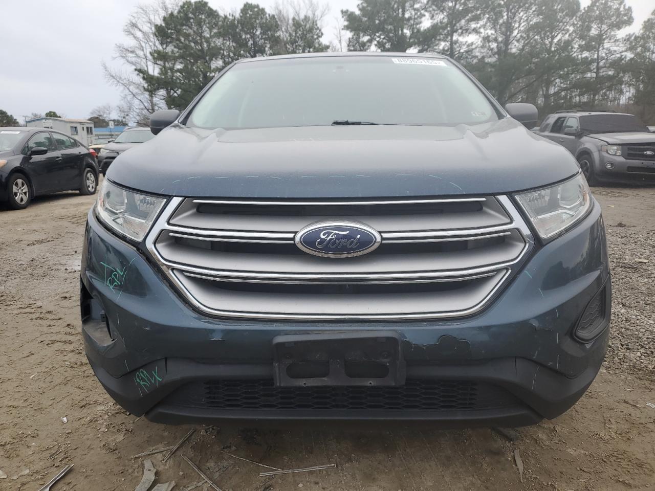 2016 Ford Edge VIN 2FMPK4G95GBC57616 Copart auction photo, rear end / front end damage thumbnail 5