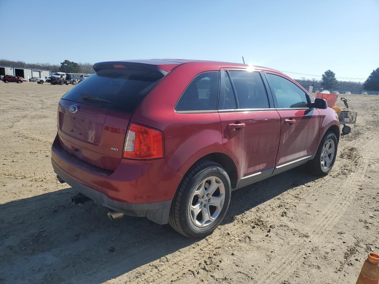 2013 Ford Edge VIN 2FMDK3JCXDBC77602 Copart auction photo, front end damage thumbnail 3