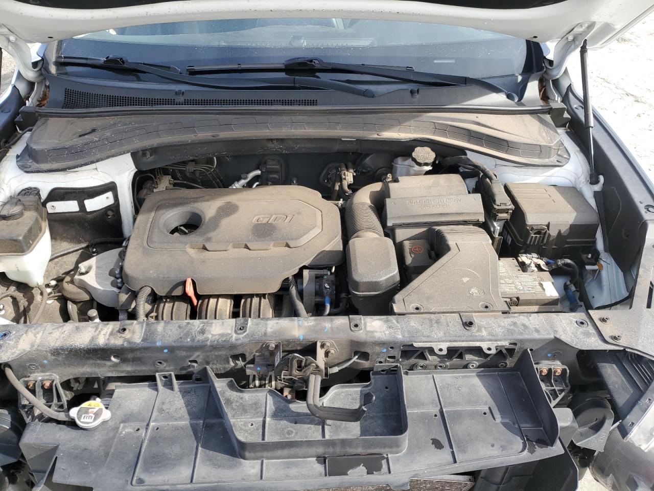 2019 Hyundai Santa Fe VIN 5NMS2CAD5KH135547 Copart auction photo, front end damage thumbnail 12
