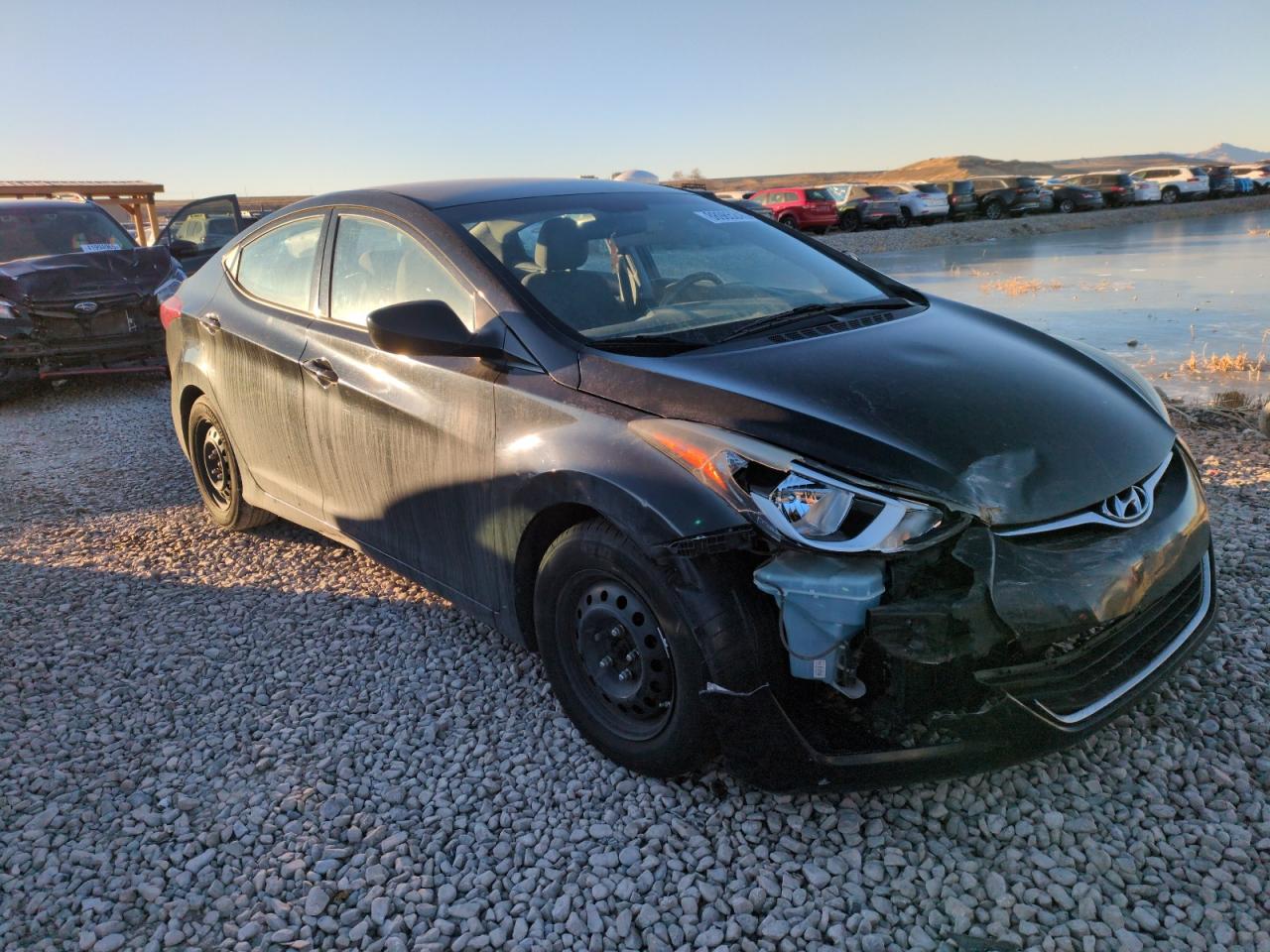 2016 Hyundai Elantra VIN 5NPDH4AE4GH711290 Copart auction photo, front end damage thumbnail 4